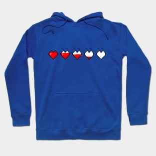 Pixel Hearts - Game Over Hoodie